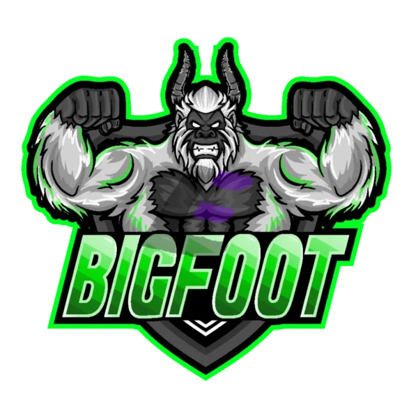 Bigfoot Mascot logo