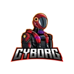 Lone cyborg mascot Logo