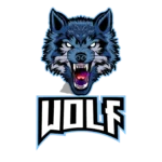 Wolf mascot Logo