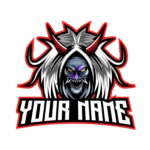 cursed demon mascot Logo