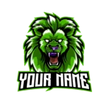 lion head Mascot Logo 2