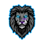 lion head mascot Logo