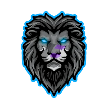 lion head mascot Logo