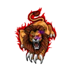 lion king mascot Logo