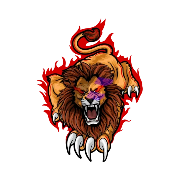 lion king mascot Logo