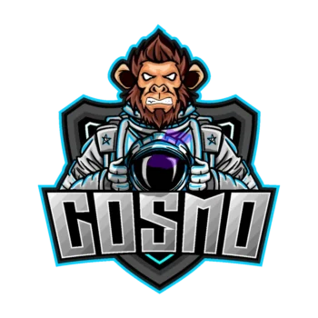 monkey astronaut mascot Logo