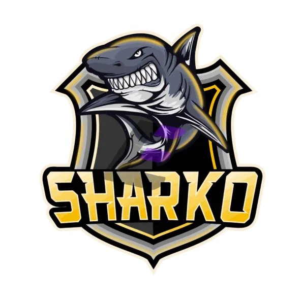 shark mascot Logo