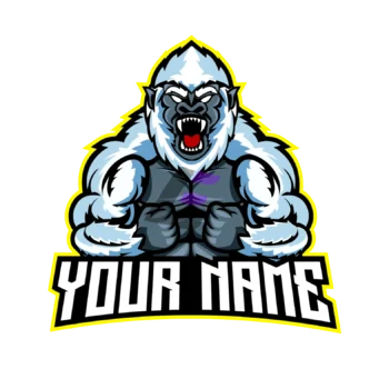 snow beast mascot logo